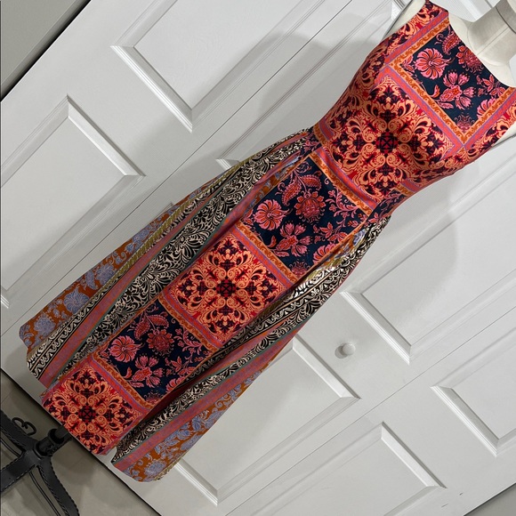 Avec Les Filles Floral Patchwork Sleeveless Dress - Picture 8 of 12